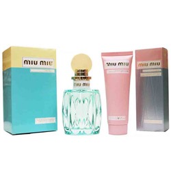 Подарочный набор Miu Miu L'Eau Bleue Eau De Parfum 2 in 1