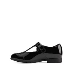 Kids' Leather T-Bar Shoes (Kid size 10-2.5)