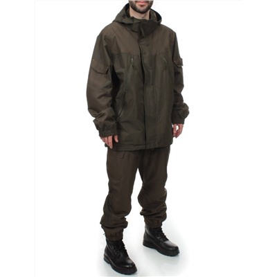 DY001 KHAKI Костюм охотника демисезонный (на флисе)