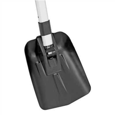 Лопата автомобильная складная, алюминиевая, 220х280х585-870 мм, телескопический черенок Denzel