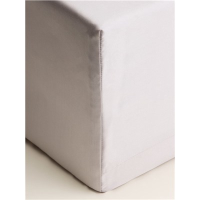 Простыня на резинке SL Home Tencel 200*200+30 см , цв. светло-серый