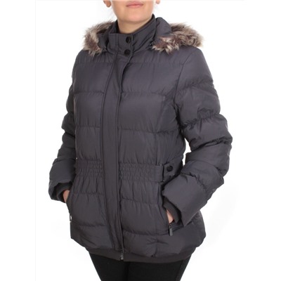 B-37 DARK GREY Куртка зимняя женская NO NAME (100 гр. холлофайбер)