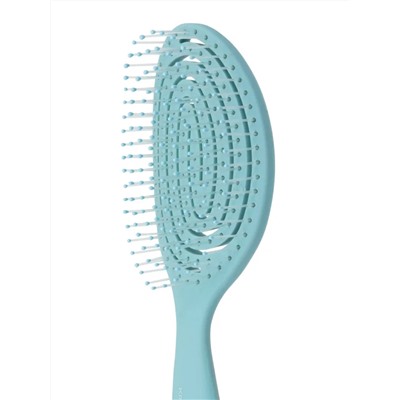 Kristaller Расческа для волос продувная / Улитка 2192, нейлоновые штифты, 18,4 см, голубой