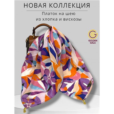 Платок на шею с украшением Артикул 2455/28