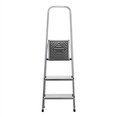 Стремянка, 3 ступени, алюминиевая, Сибртех