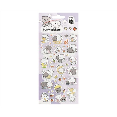 Наклейки объемные MESHU "Cute kittens", 10*23см, пакет европодвес
