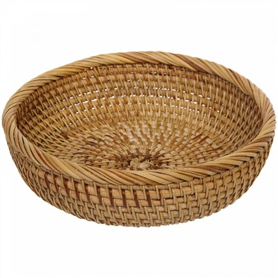 Сухарница плетеная из ротанга "Boho style" 20*6см