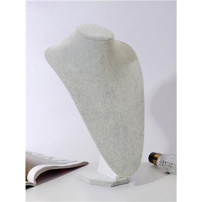 Бюст для украшений QF, 23×17×35 см, h=35 см, серый