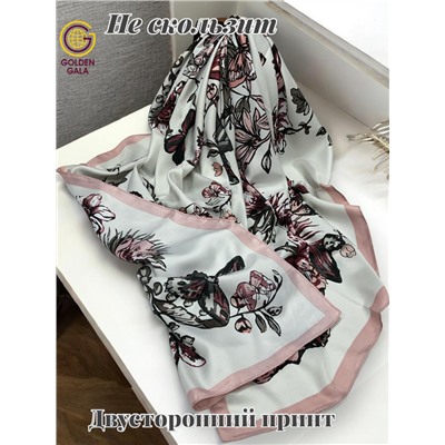 Платок шелковый большой "Парижанка" Арт 2428/29