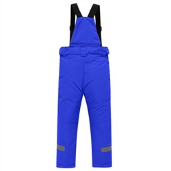Брюки горнолыжные подростковые для девочки синего цвета 9252S