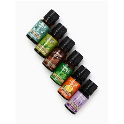 Эфирное масло, набор 6 шт. × 10 мл, Банный дух