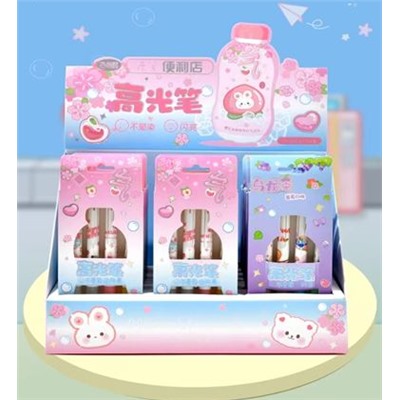 Набор цветных ручек (4 шт) "Soda Set", mix, шоу-бокс 18 шт.