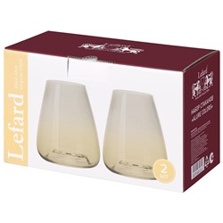 НАБОР СТАКАНОВ "ALURE COLORS" ИЗ 2 ШТ. 440 МЛ