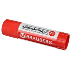 Клей-карандаш, BRAUBERG, 25 г