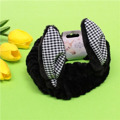 Повязка на голову "Little bunny- Buchi", микс 4 цвета, 20*6 см (подвес Единорожек)