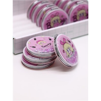 Набор зеркал «Beautiful girl» шоу-бокс 12 шт. (4 цвета)