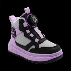 Кроссовки зимние на меху В7187-39 фиолетовые