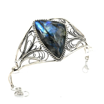 Браслет из лабрадора " Грация ", 18,5см.