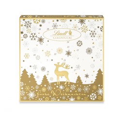 Lindt Goldstucke 2025 Adventskalender Линдт Адвент-календарь, 24 сладких сюрприза, 36см х 36см, 156 г
