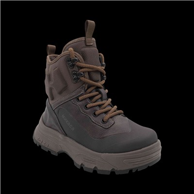 Ботинки на меху ХМ1131-3-2 коричневые