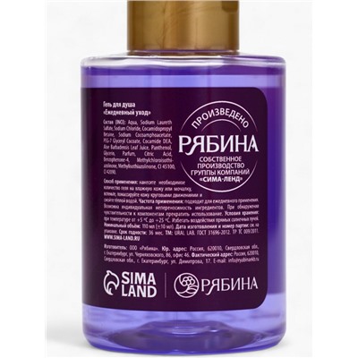 Новогодний подарочный набор косметики Gift for you: гель для душа 2 шт. × 100 мл, мочалка для тела, URAL LAB