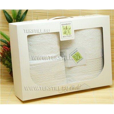 Набор Бамбуковых Полотенец 70x140 + 50x90 + 30x50 см. 3 шт/уп. BOUTIQUE - Belinda