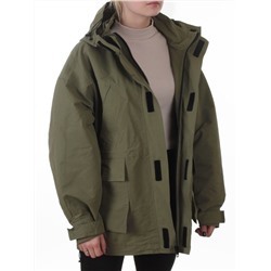 3097 GREEN Куртка демисезонная женская (100 гр. холлофайбер)