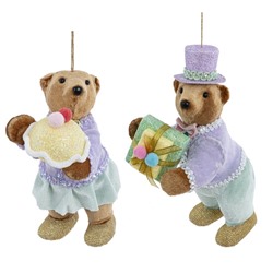 GAEM Украшение новогоднее "Медвежонок", L12 W17 H30 см, 2в.