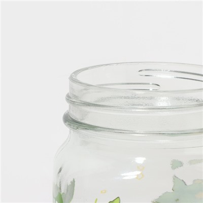 Кружки Доляна «Яркий лимонад», 450 мл, набор 2 шт.: с крышками и трубочками, стекло, прозрачные