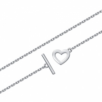 браслет родированный серебро 925*