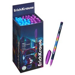 Ручка шариковая, ErichKrause, «Neo Stick Cyber Game» узел 0.7 мм цвет синяя