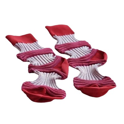 Japanese design flashlight, cotton socks for men and women, internet celebrity, mid-length