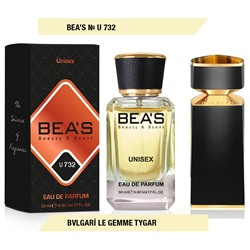 Beas U732 Bvlgarİ Le Gemme Tygar edp 50 ml, Парфюм унисекс Beas U732 создан по мотивам аромата Bvlgarİ Le Gemme Tygar