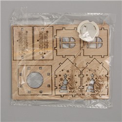 Ёлочная игрушка «С Новым годом», 6×4.5 см