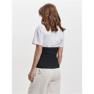 Пояс эластичный согревающий «Зима+Лето» из собачьей шерсти и хлопка на липучке