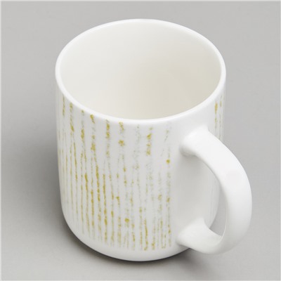 НАБОР КРУЖЕК BRONCO "DAILY" 4 ШТ. 350 МЛ ГОРЧИЧНЫЙ