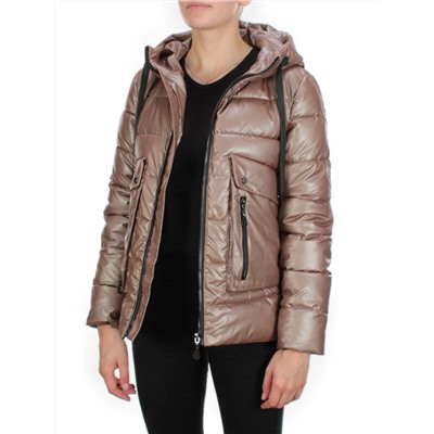 8063 BROWN Куртка демисезонная женская (130 гр. синтепон)