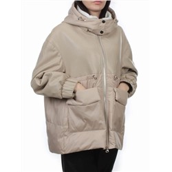 H24-210 BEIGE Куртка демисезонная женская (100 гр. холлофайбер)