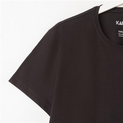 Футболка мужская KAFTAN E-ZONE, 56, чёрный