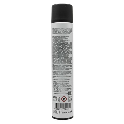 Лак для волос Glance Professional Maximum Control Mega Hold Effect 400 ml