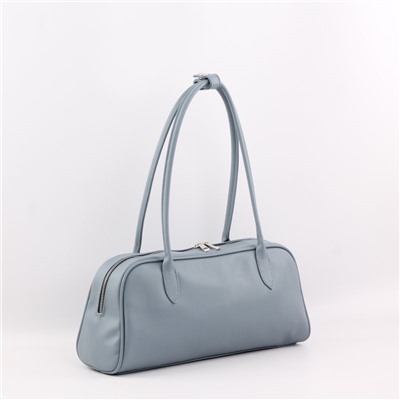 NEW Сумка 2042 гладкий серо-голубой