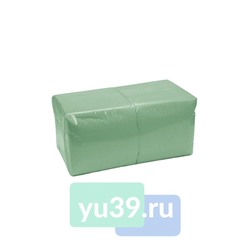 Салфетки "Оптимум" биг-пак, 24*24см, 1-слой, 1/400, салатовые