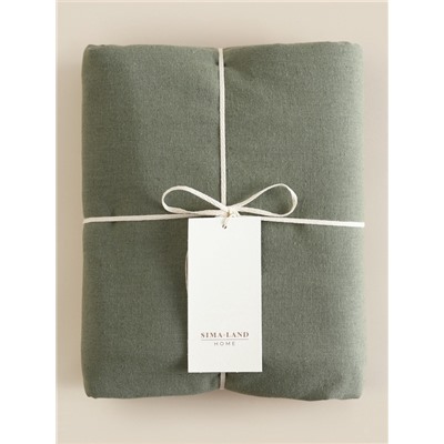 Пододеяльник SL Home Linen collection 150*220 см , цв.зелёный, лён30%/хлопок70%
