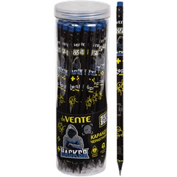 Карандаш ч/г HB "deVENTE. SuperHero. Hacker" 2мм трёхгран дерево с ластиком 5032330/50/Китай