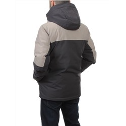 8875 DK. GRAY BEIGE Куртка мужская зимняя облегченная (130 гр. холлофайбер)