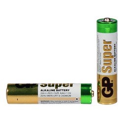 Батарейка LR03 GP Super alkaline BL2  отрывной 15AR-2P20 (4706)