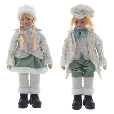 GAEM Игрушка набивная "Девочка/Мальчик" (муз, движ), L20 W11 H44 см, 2в.