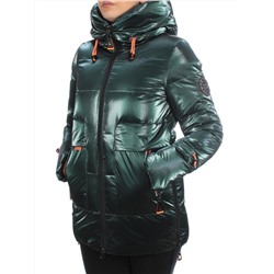 8018 DK. GREEN Пальто женское зимнее JARIUS (200 гр. холлофайбера)