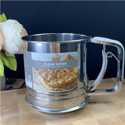 160-155 Просеиватель муки 850 мл (х48)Металл