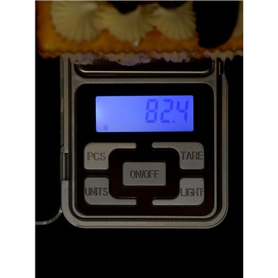 Весы Luazon LVU-01, портативные, электронные, до 500 г, серые